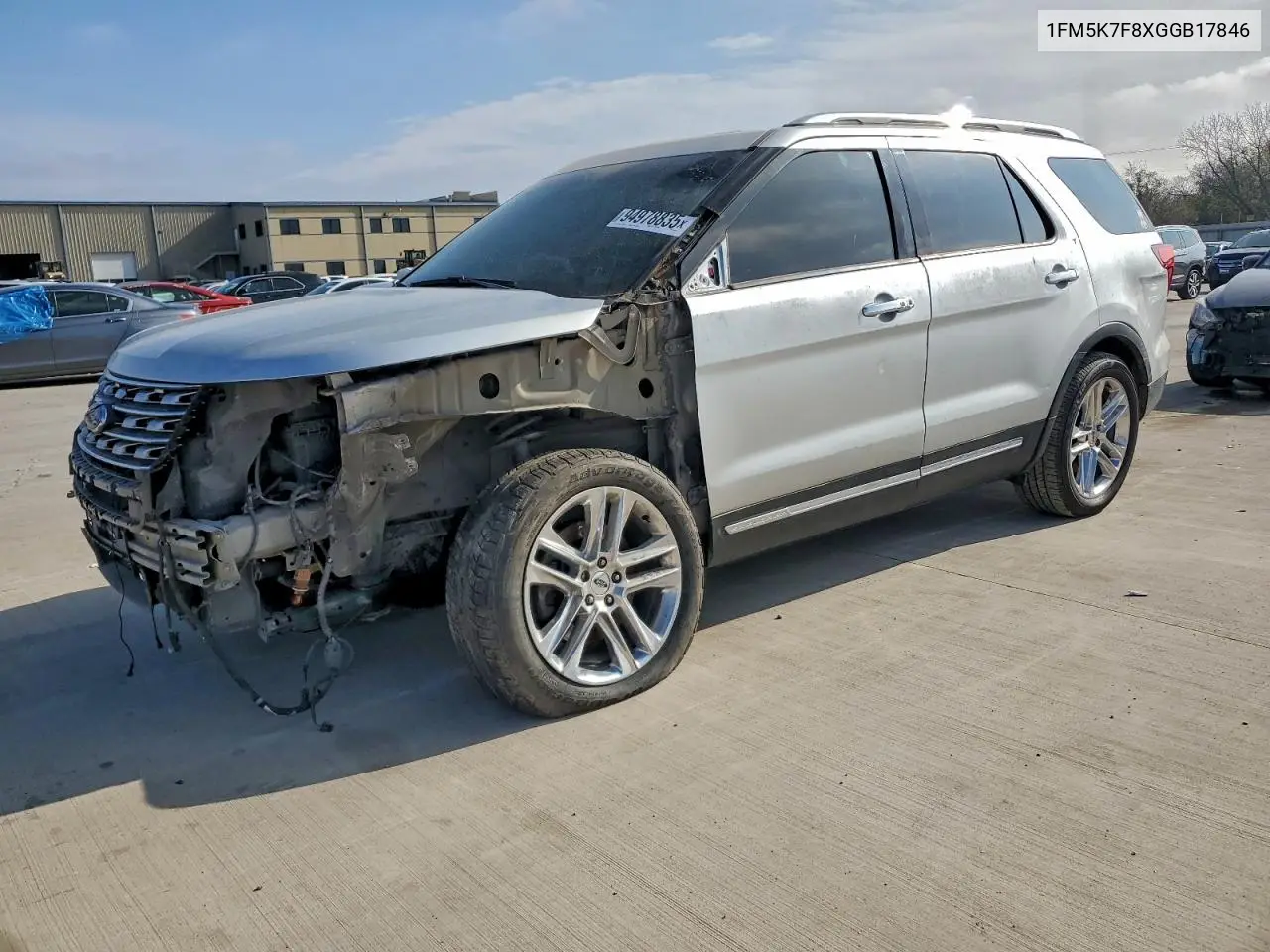 1FM5K7F8XGGB17846 2016 Ford Explorer Limited