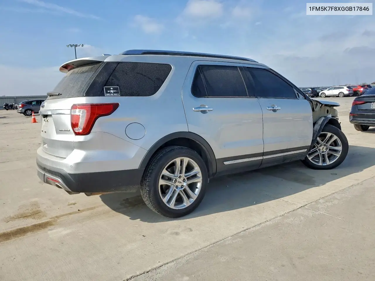 1FM5K7F8XGGB17846 2016 Ford Explorer Limited