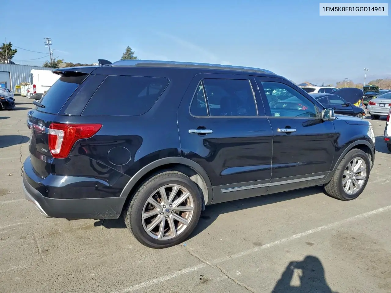 1FM5K8F81GGD14961 2016 Ford Explorer Limited