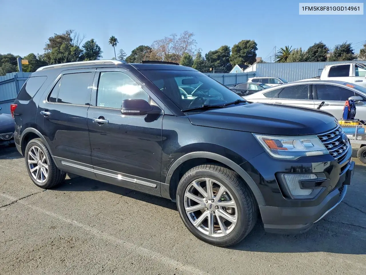 1FM5K8F81GGD14961 2016 Ford Explorer Limited