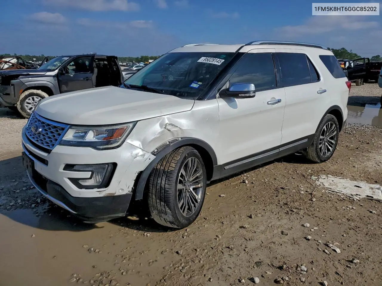 1FM5K8HT6GGC85202 2016 Ford Explorer Platinum