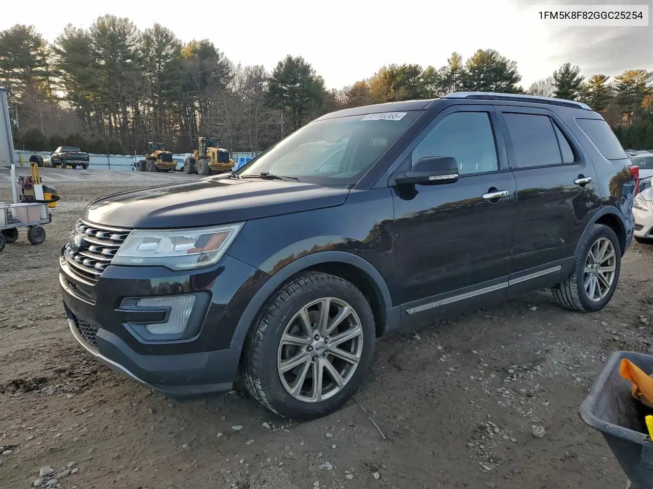 1FM5K8F82GGC25254 2016 Ford Explorer Limited