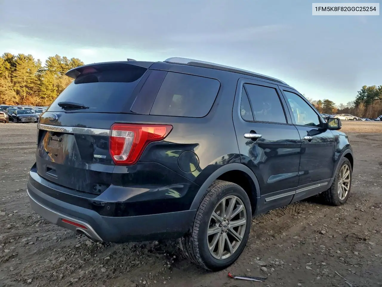 1FM5K8F82GGC25254 2016 Ford Explorer Limited