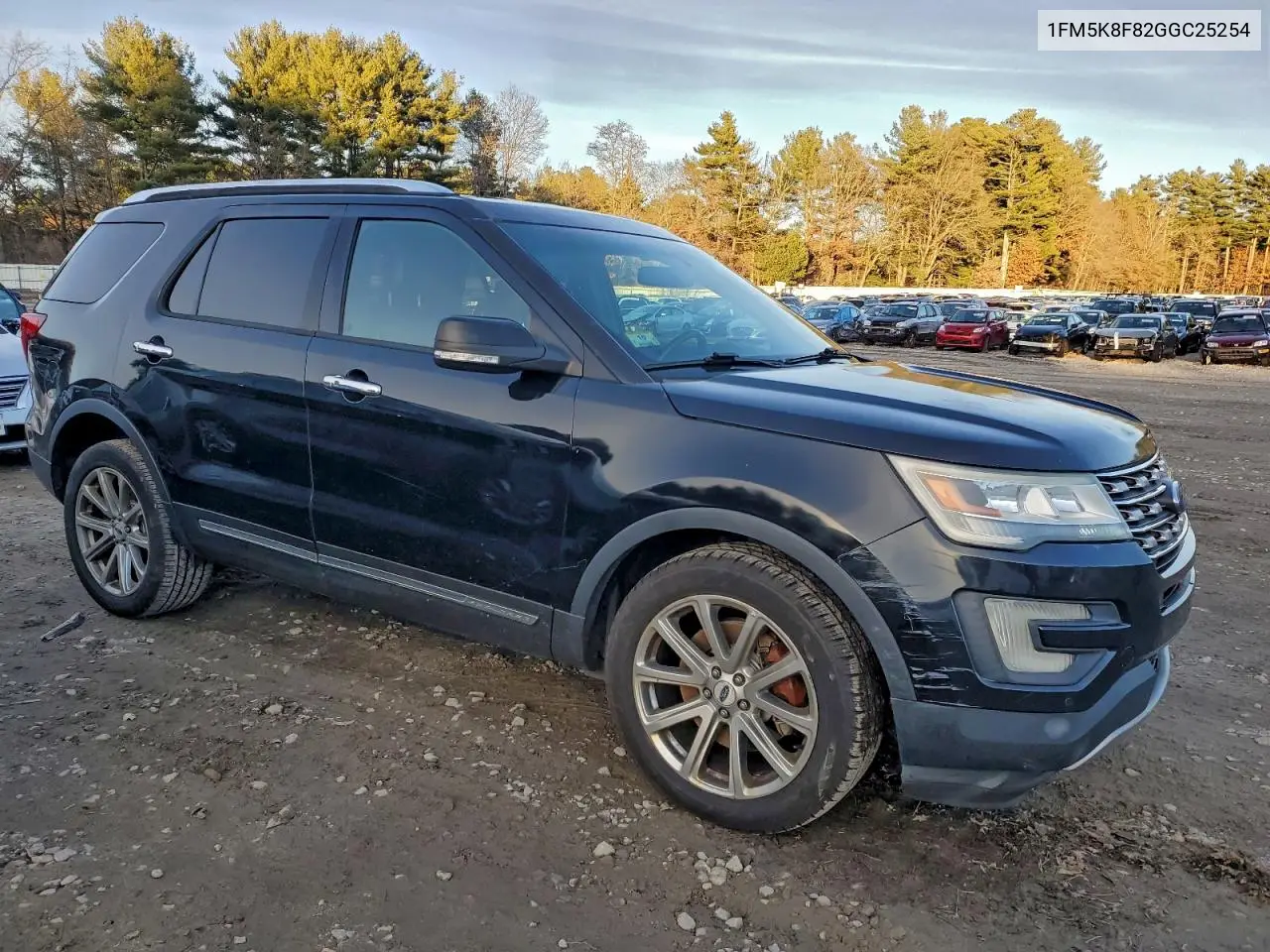 1FM5K8F82GGC25254 2016 Ford Explorer Limited