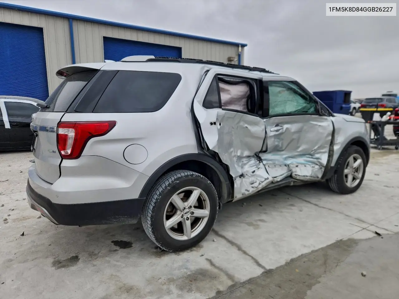 1FM5K8D84GGB26227 2016 Ford Explorer Xlt