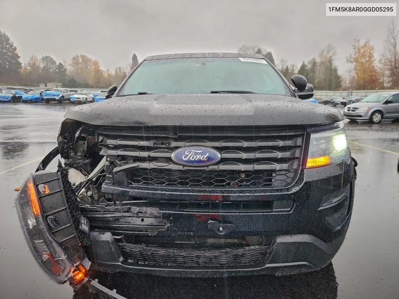 1FM5K8AR0GGD05295 2016 Ford Explorer Police Interceptor