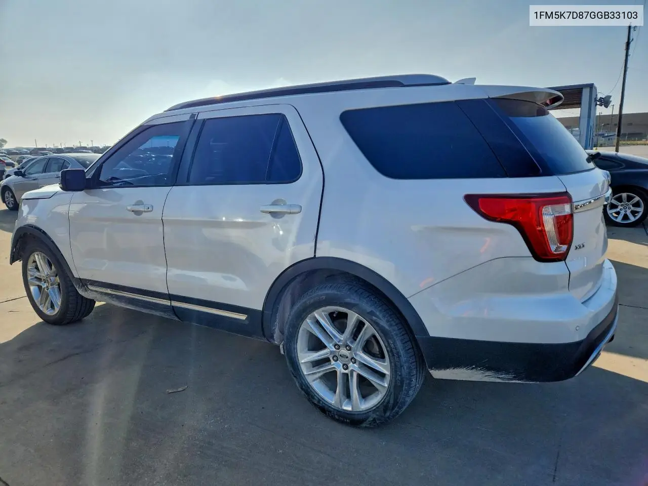 1FM5K7D87GGB33103 2016 Ford Explorer Xlt