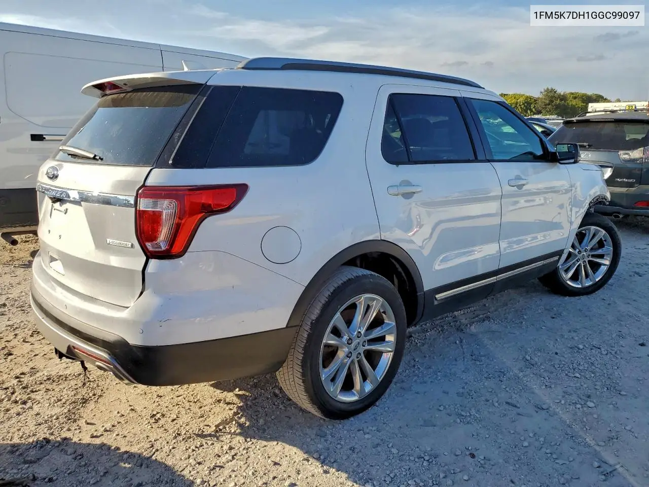 1FM5K7DH1GGC99097 2016 Ford Explorer Xlt