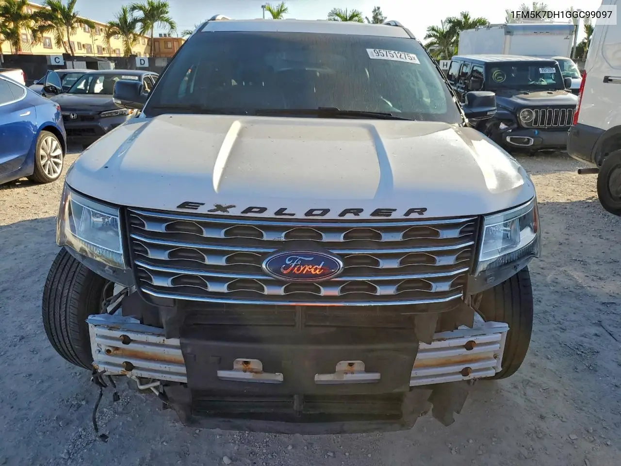 1FM5K7DH1GGC99097 2016 Ford Explorer Xlt
