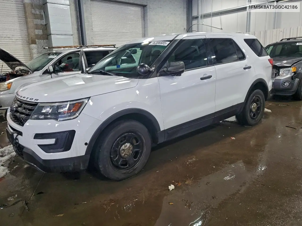 1FM5K8AT3GGC42186 2016 Ford Explorer Police Interceptor