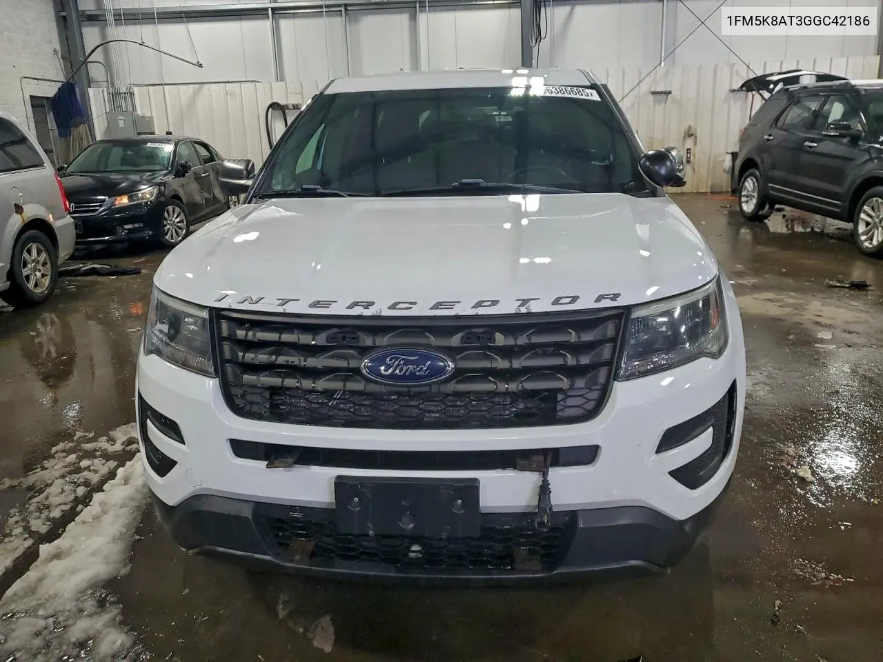 1FM5K8AT3GGC42186 2016 Ford Explorer Police Interceptor
