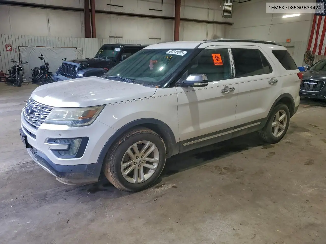 1FM5K7D85GGB33424 2016 Ford Explorer Xlt