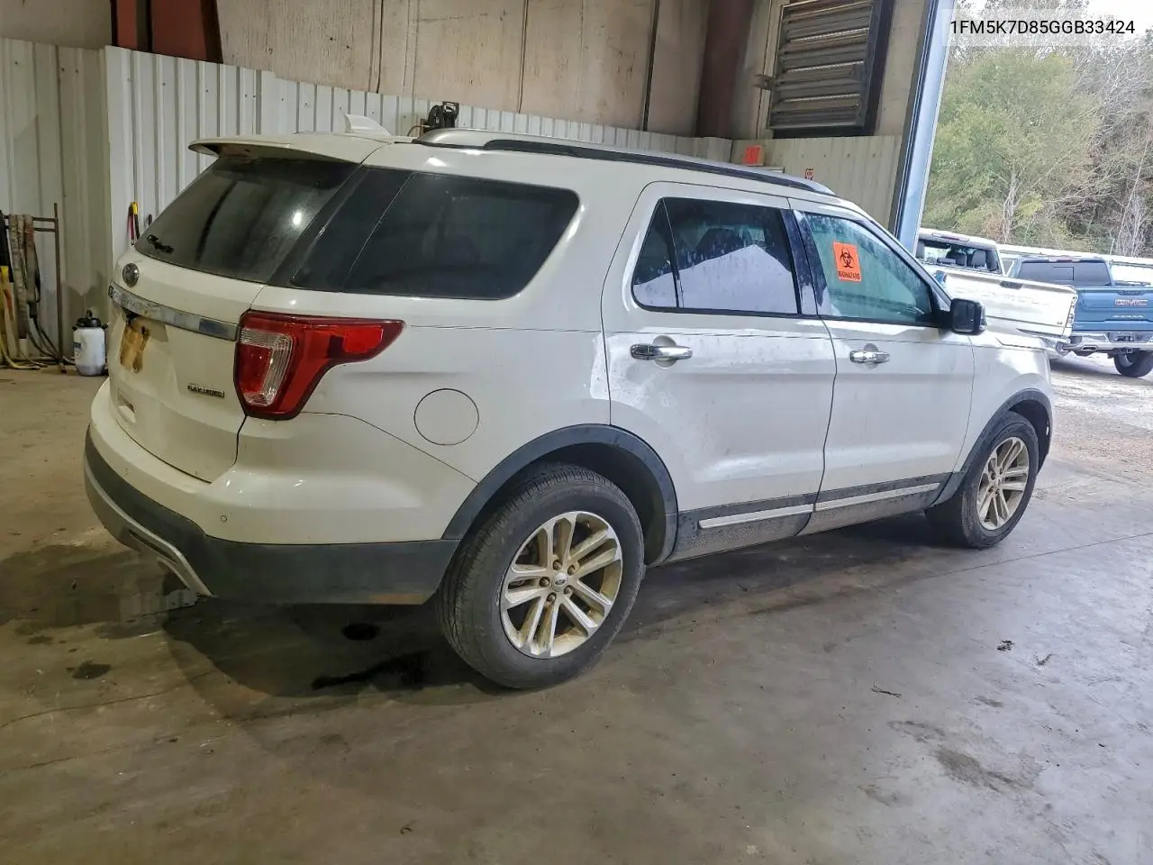 1FM5K7D85GGB33424 2016 Ford Explorer Xlt