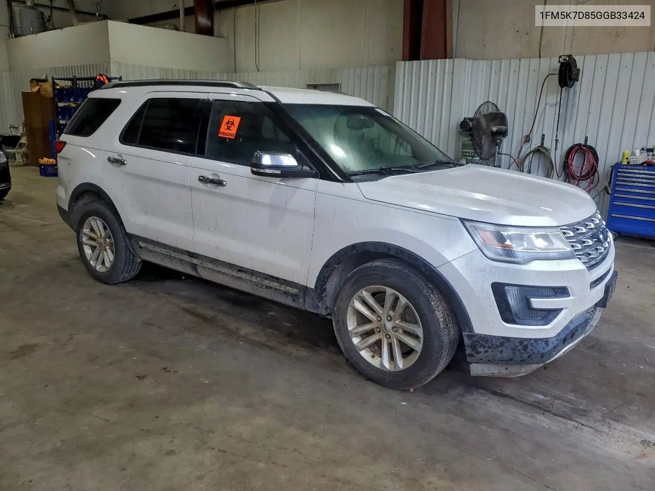 1FM5K7D85GGB33424 2016 Ford Explorer Xlt