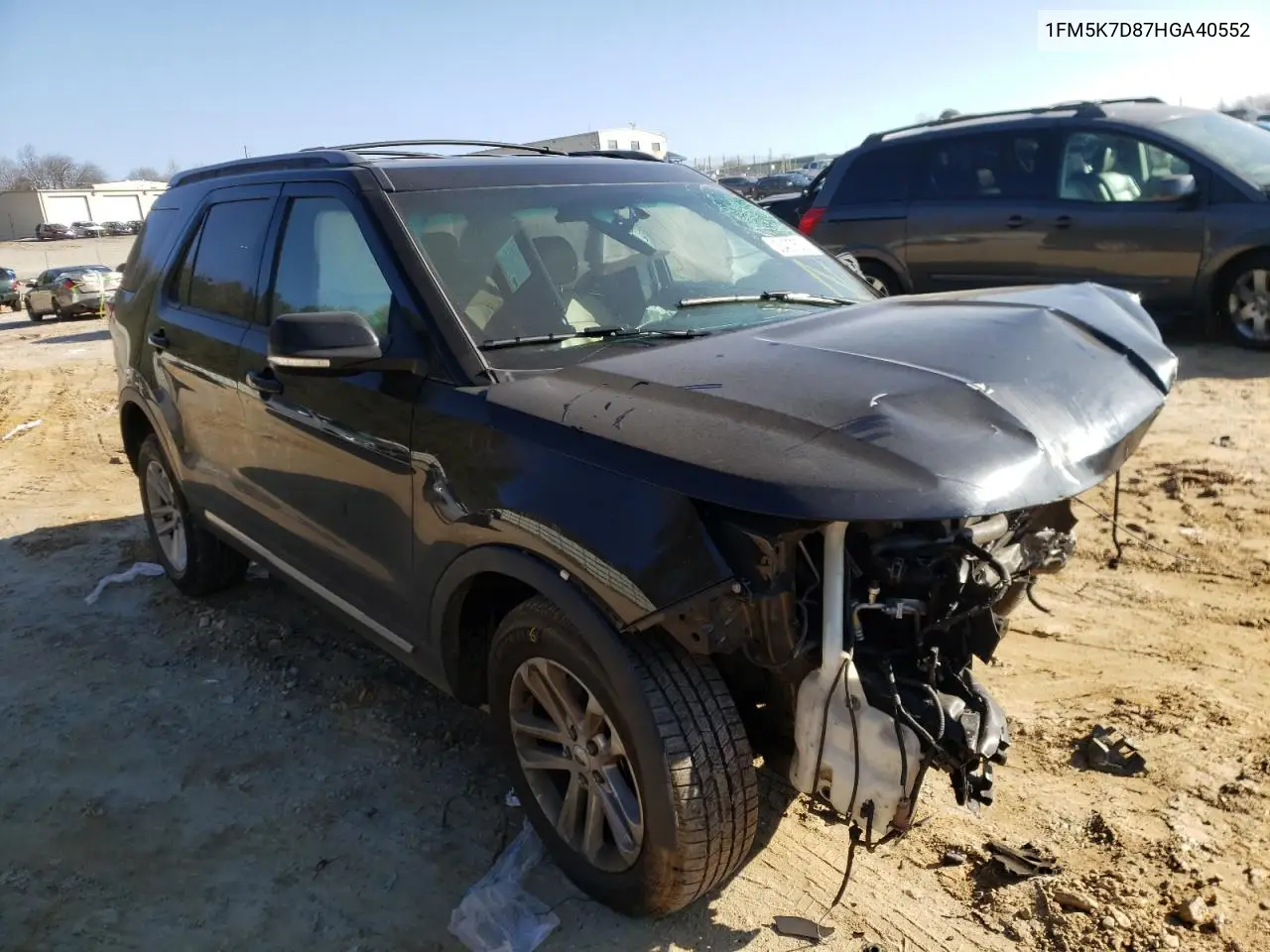 1FM5K7D87HGA40552 2017 Ford Explorer Xlt
