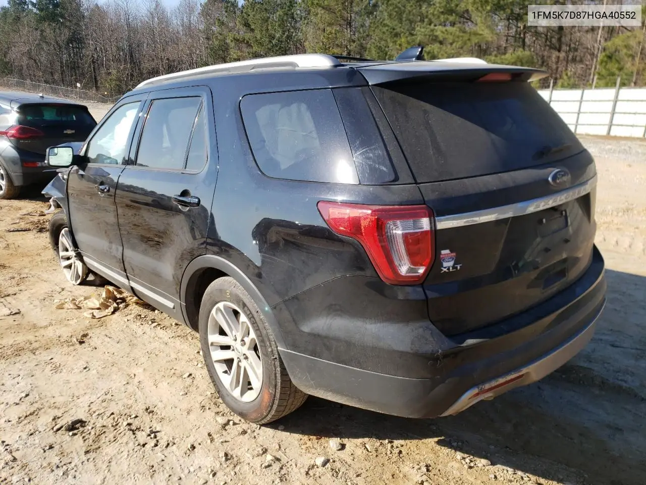 1FM5K7D87HGA40552 2017 Ford Explorer Xlt