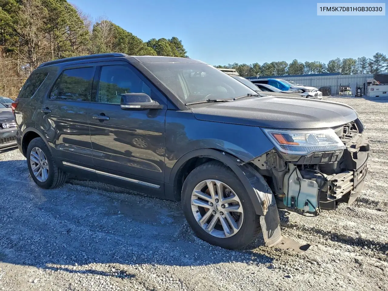 1FM5K7D81HGB30330 2017 Ford Explorer Xlt