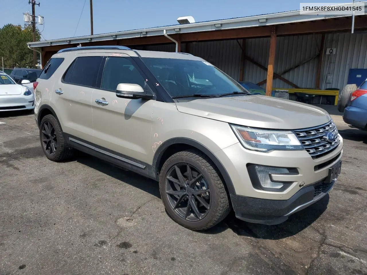 1FM5K8F8XHGD41545 2017 Ford Explorer Limited