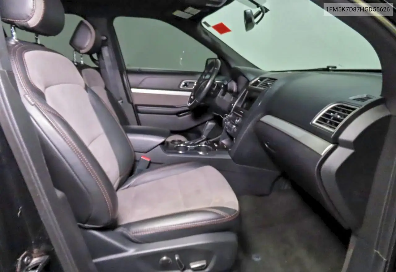 1FM5K7D87HGD55626 2017 Ford Explorer Xlt