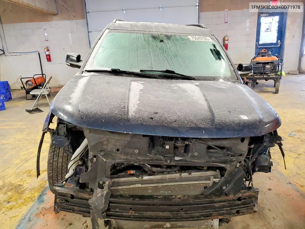 1FM5K8D80HGD71978 2017 Ford Explorer Xlt