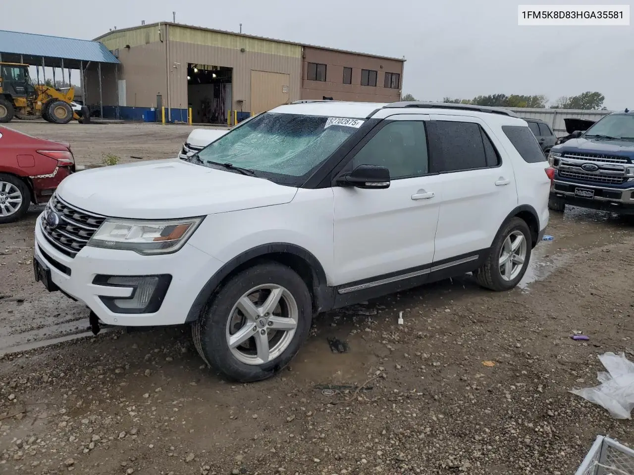 1FM5K8D83HGA35581 2017 Ford Explorer Xlt