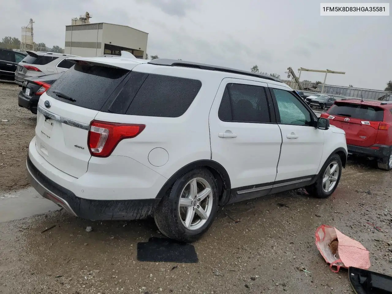 1FM5K8D83HGA35581 2017 Ford Explorer Xlt