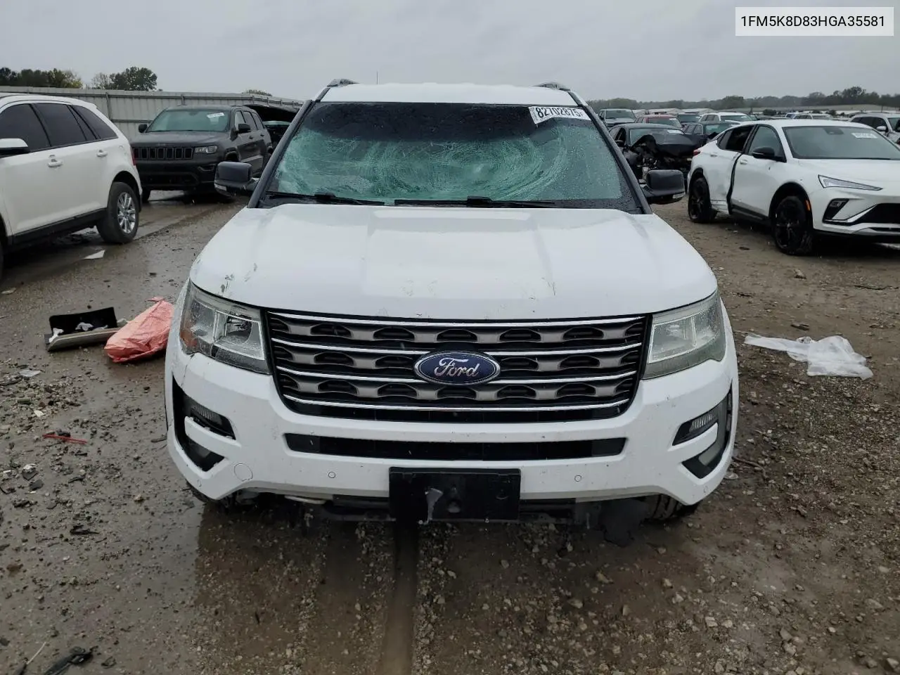 1FM5K8D83HGA35581 2017 Ford Explorer Xlt