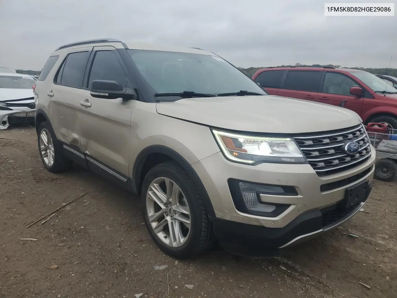 1FM5K8D82HGE29086 2017 Ford Explorer Xlt