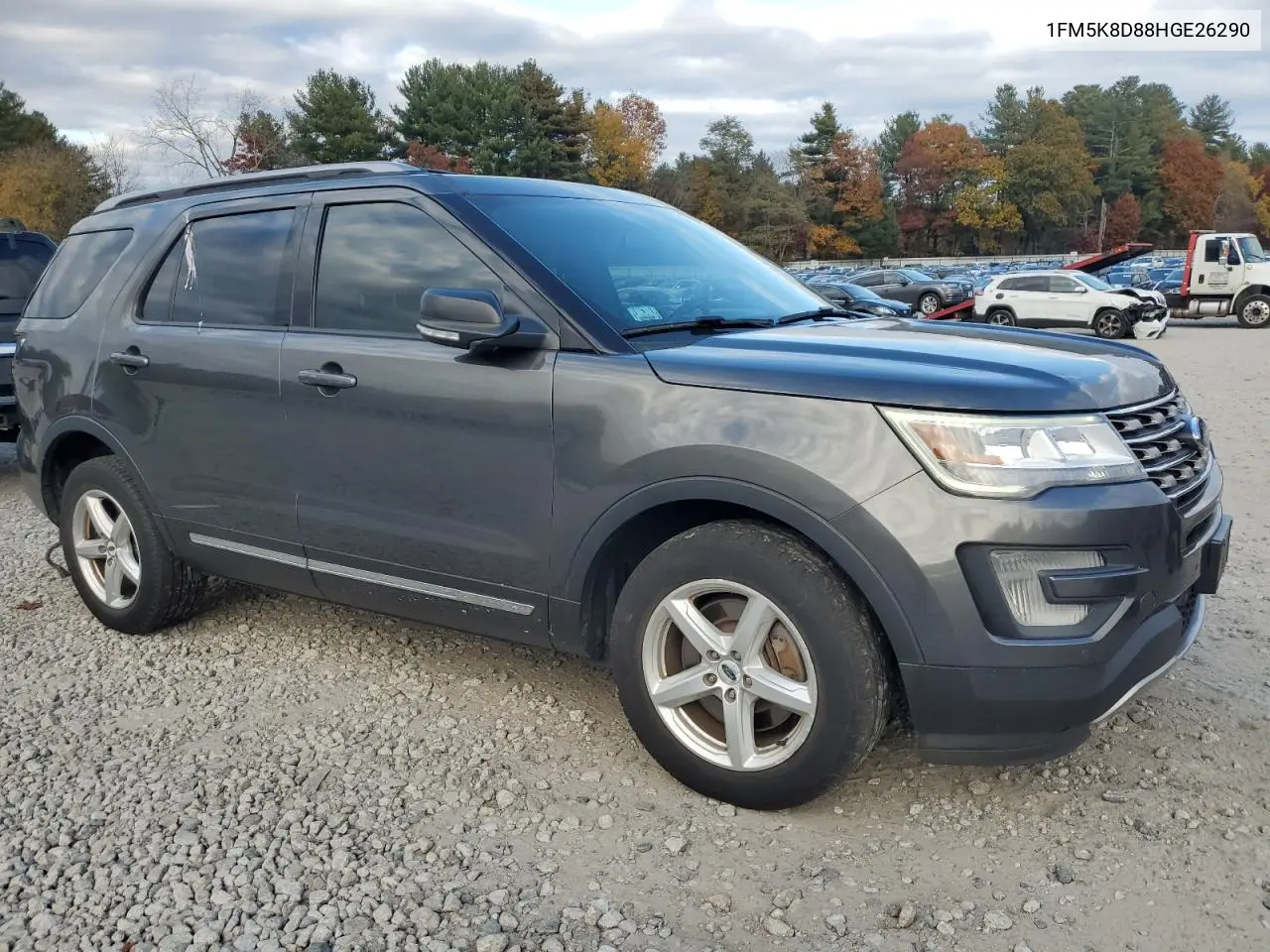 1FM5K8D88HGE26290 2017 Ford Explorer Xlt