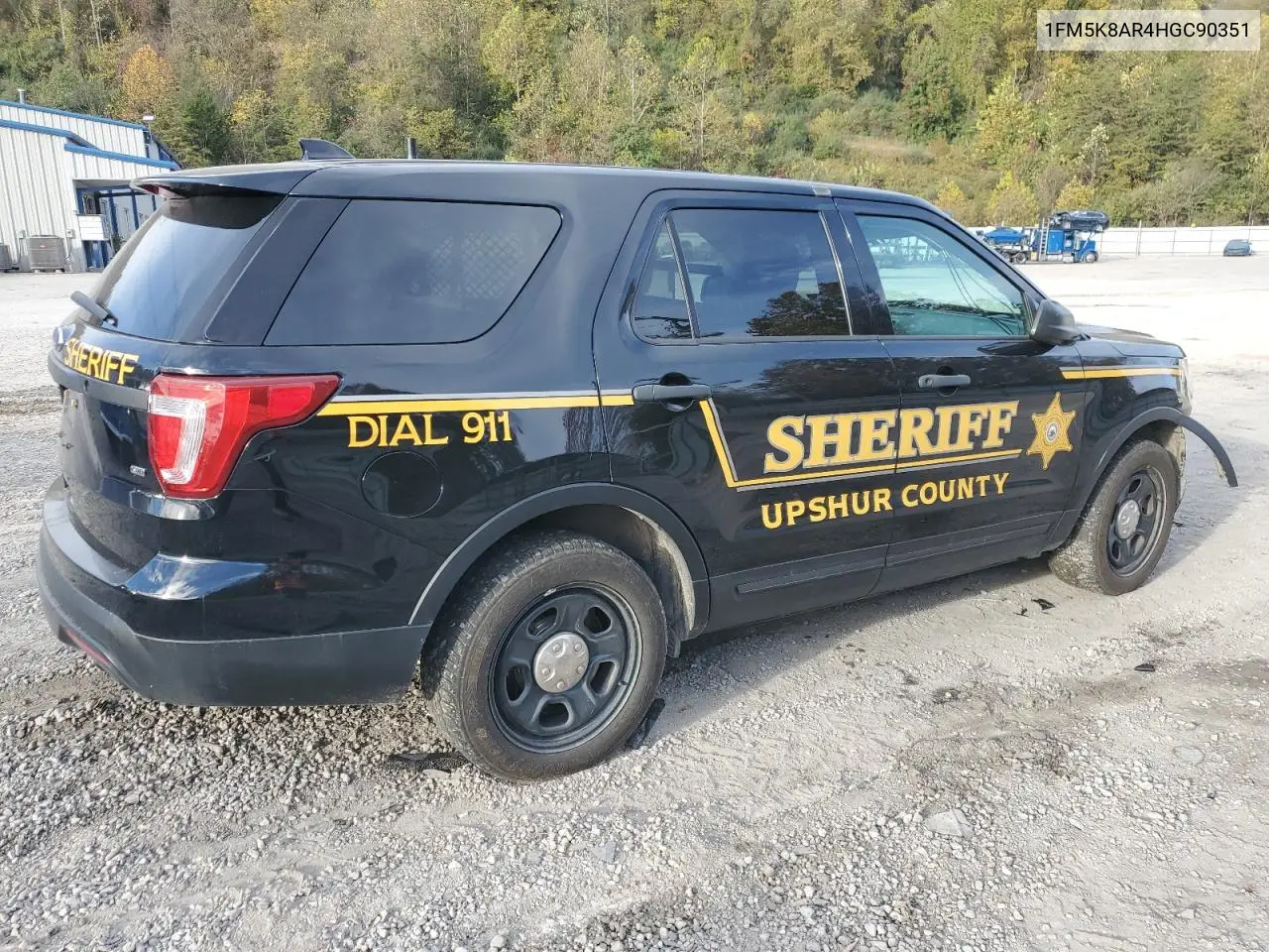 1FM5K8AR4HGC90351 2017 Ford Explorer Police Interceptor