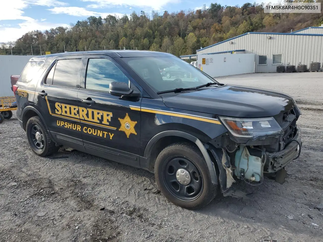 1FM5K8AR4HGC90351 2017 Ford Explorer Police Interceptor