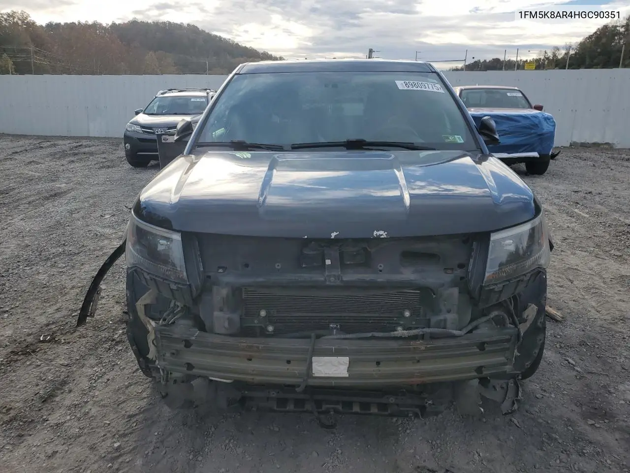 1FM5K8AR4HGC90351 2017 Ford Explorer Police Interceptor