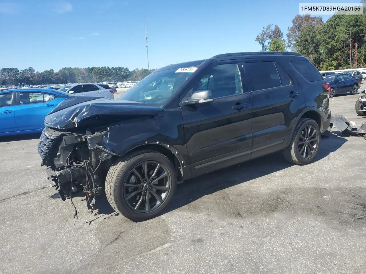 1FM5K7D89HGA20156 2017 Ford Explorer Xlt