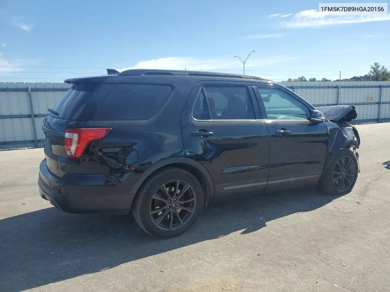 1FM5K7D89HGA20156 2017 Ford Explorer Xlt