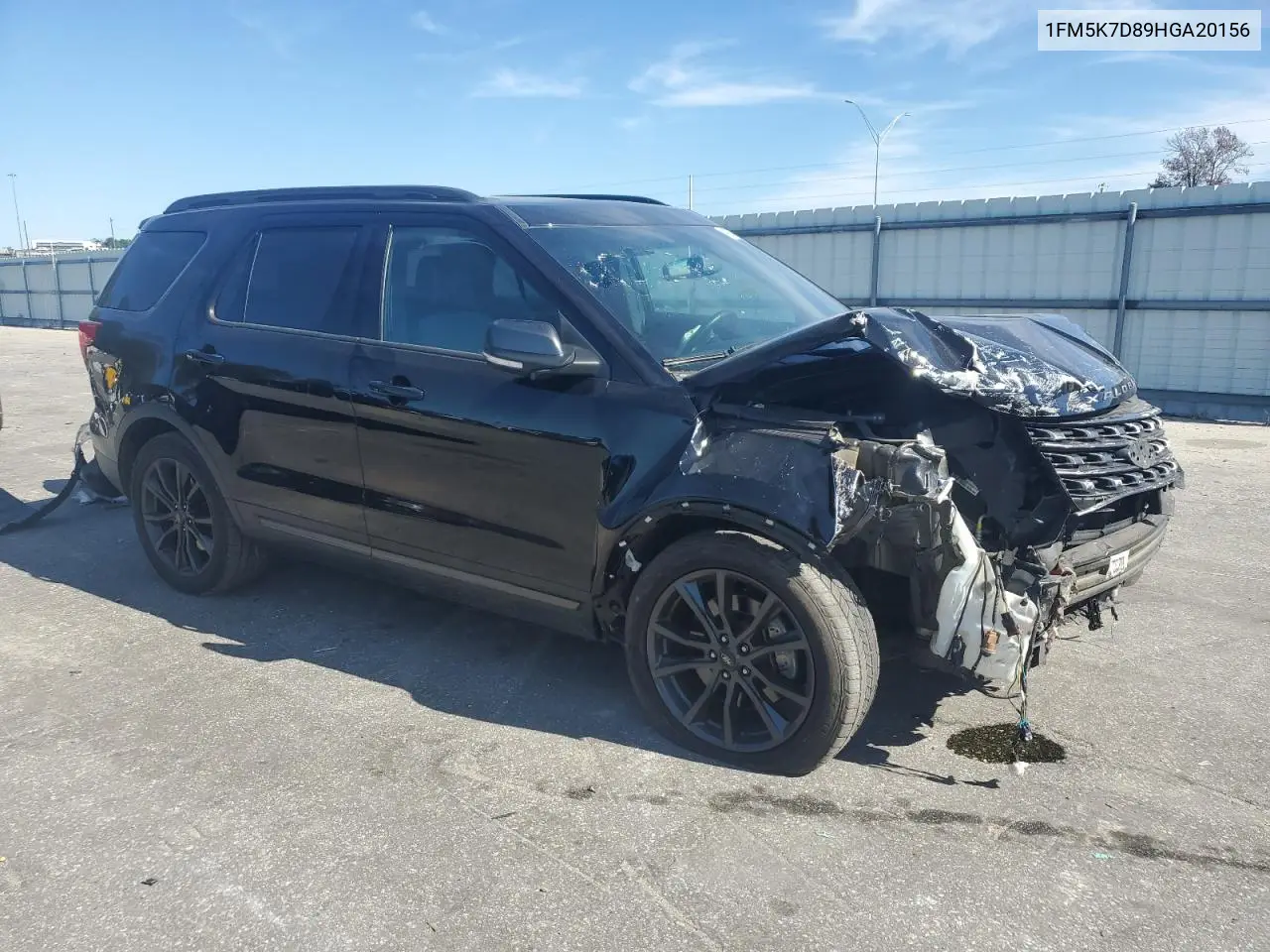 1FM5K7D89HGA20156 2017 Ford Explorer Xlt