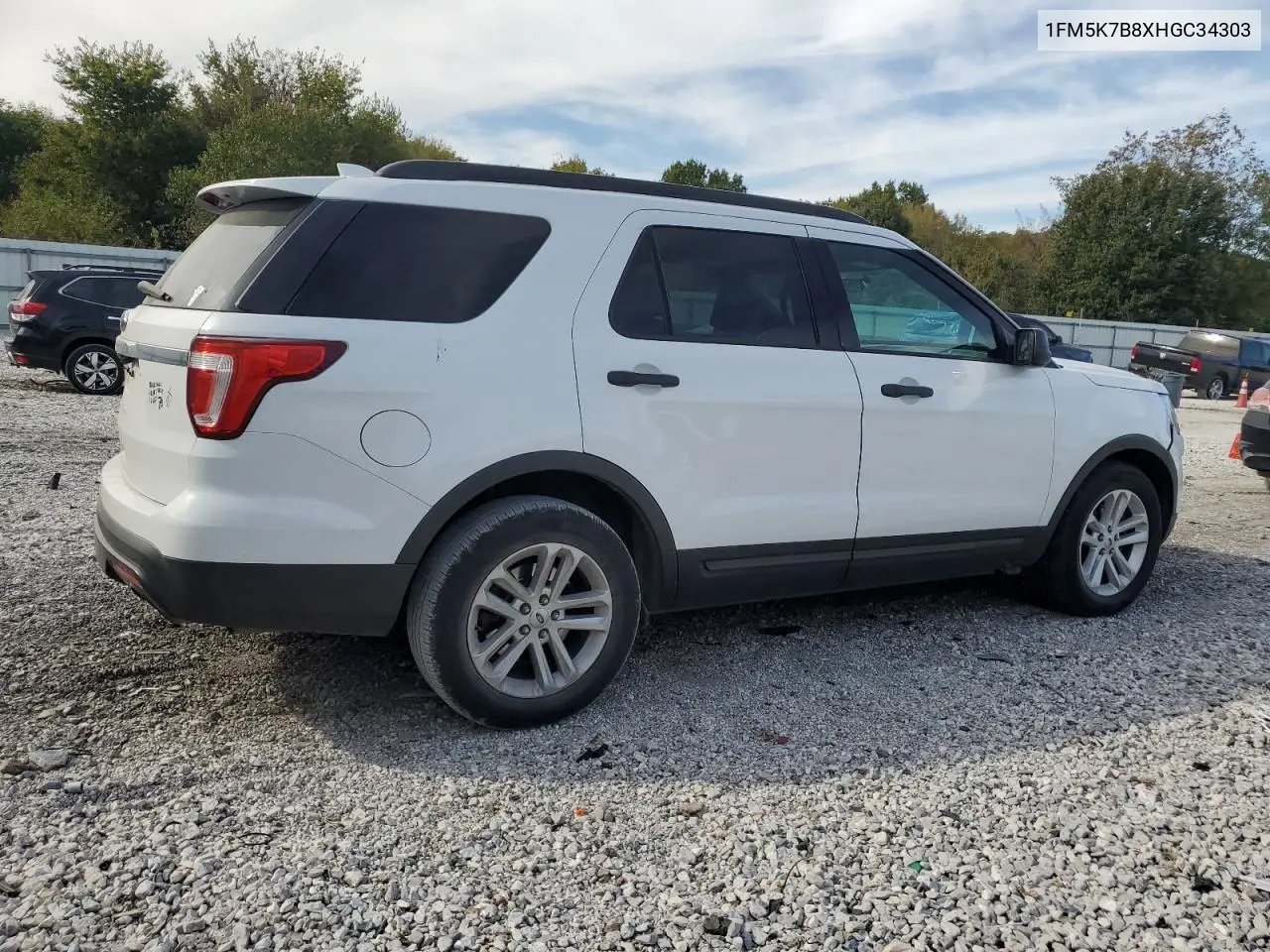 1FM5K7B8XHGC34303 2017 Ford Explorer