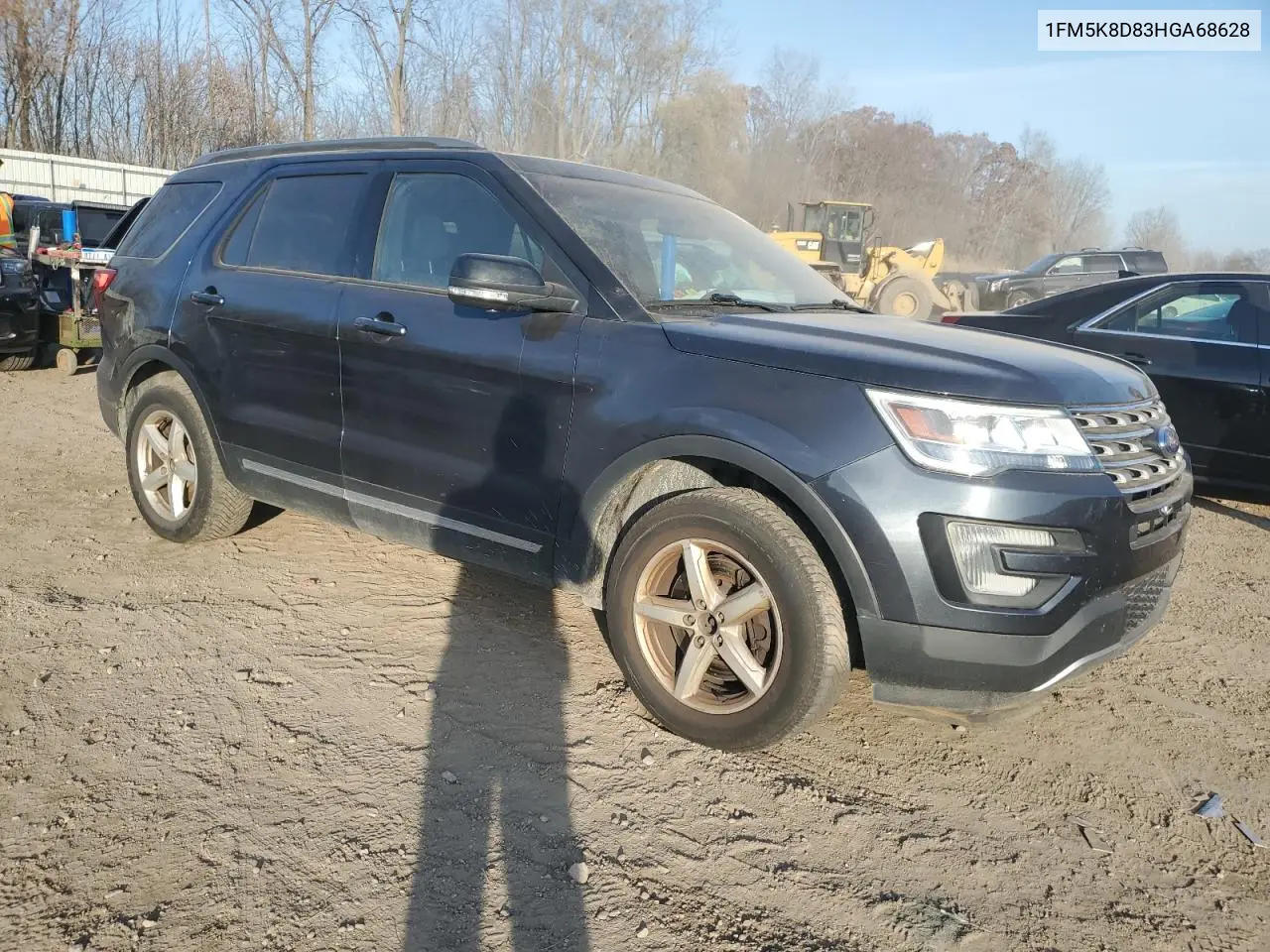 1FM5K8D83HGA68628 2017 Ford Explorer Xlt