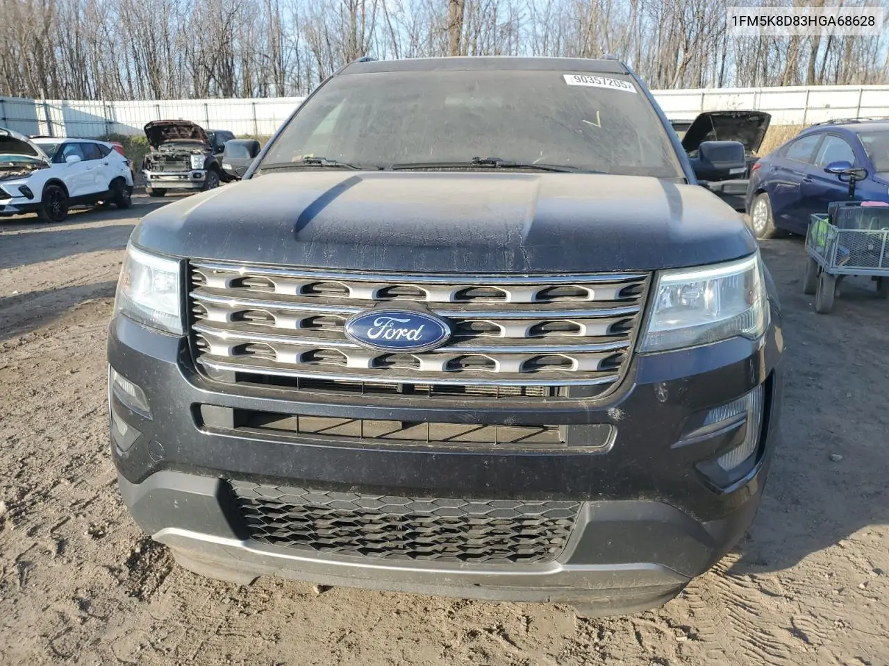 1FM5K8D83HGA68628 2017 Ford Explorer Xlt