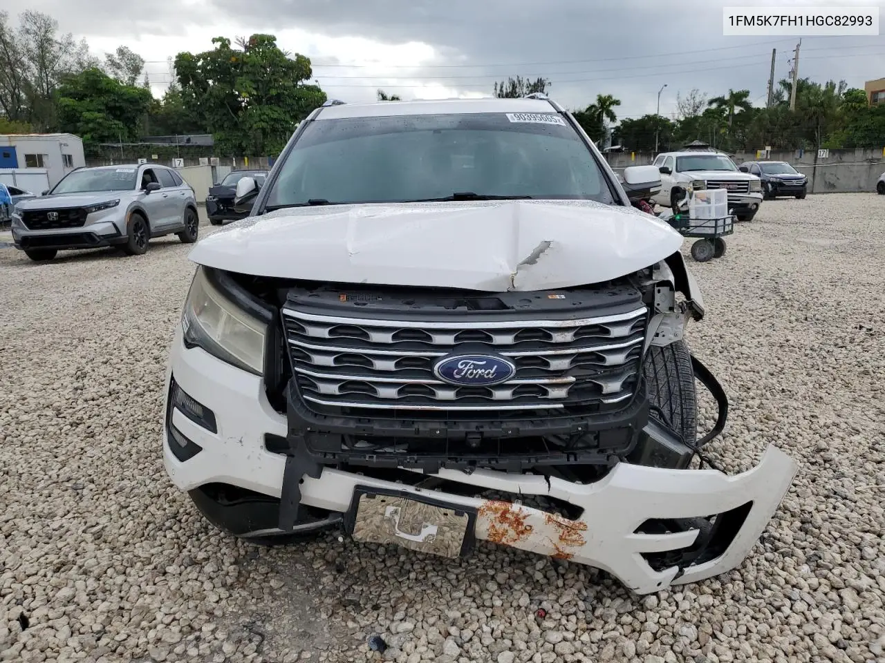 1FM5K7FH1HGC82993 2017 Ford Explorer Limited