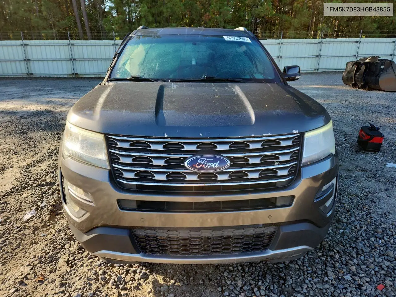 1FM5K7D83HGB43855 2017 Ford Explorer Xlt