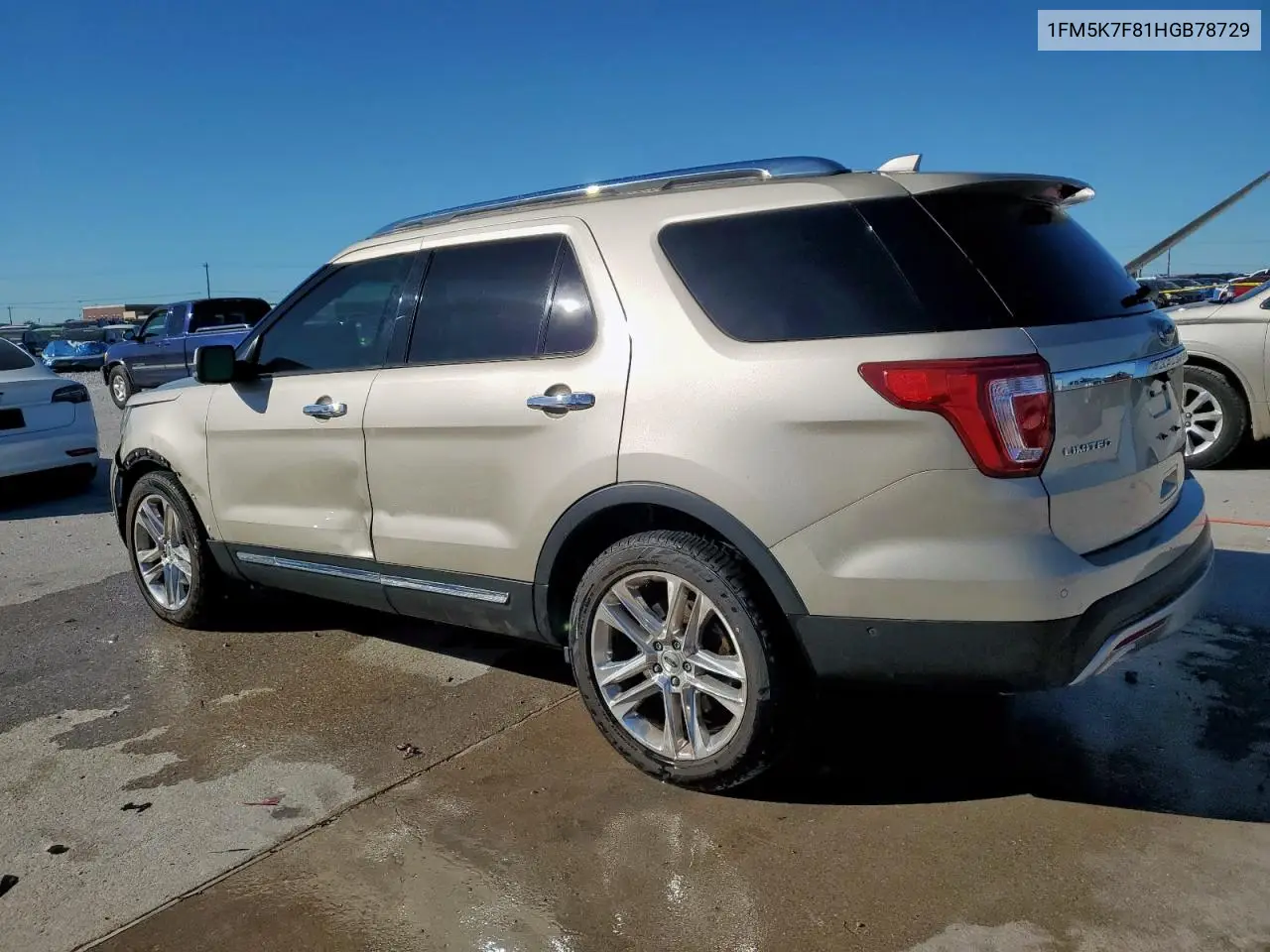 1FM5K7F81HGB78729 2017 Ford Explorer Limited