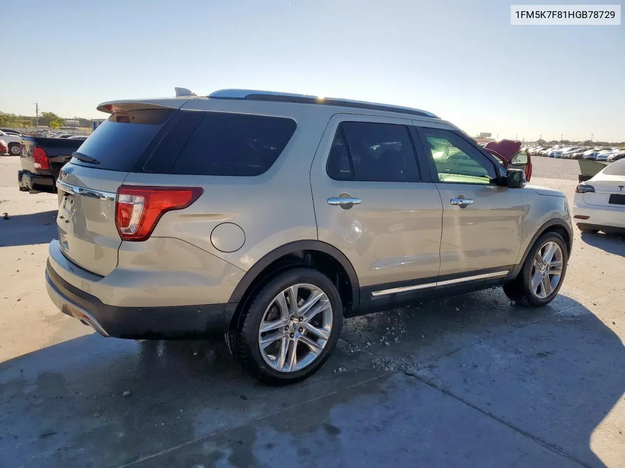 1FM5K7F81HGB78729 2017 Ford Explorer Limited