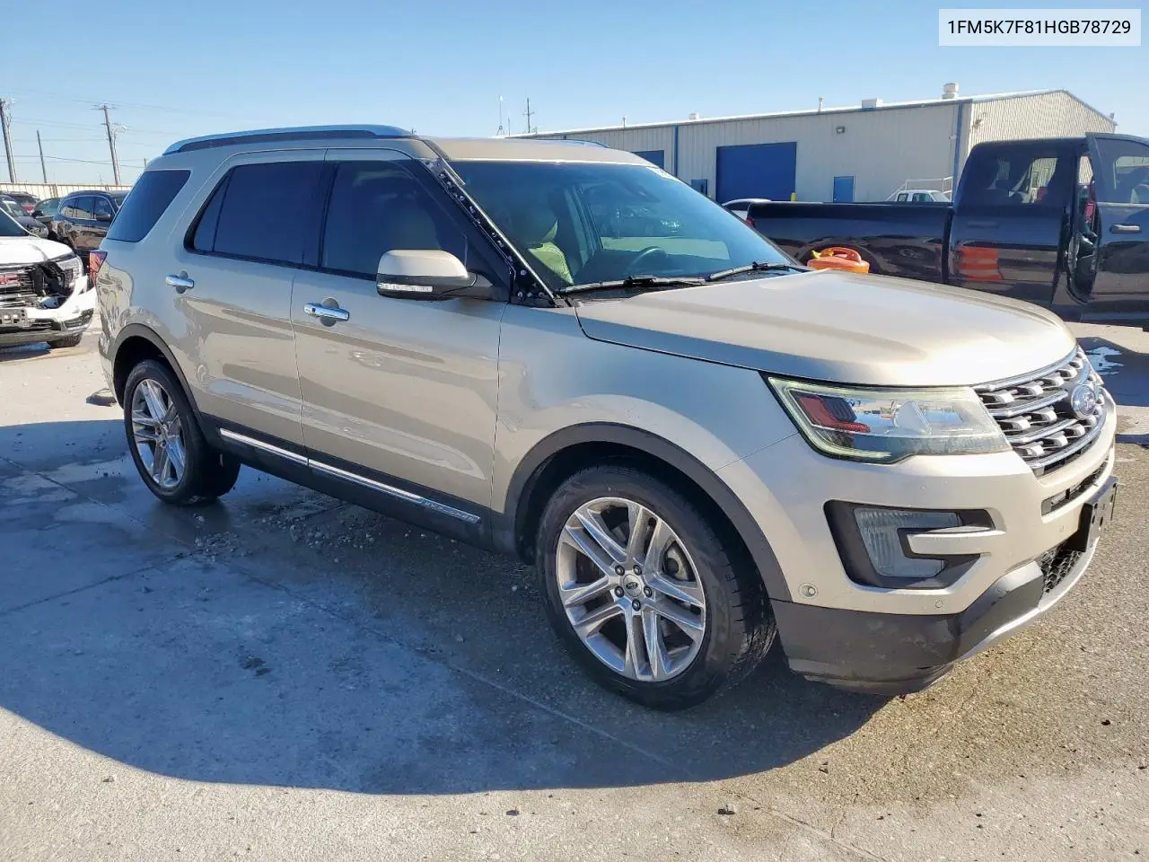 1FM5K7F81HGB78729 2017 Ford Explorer Limited