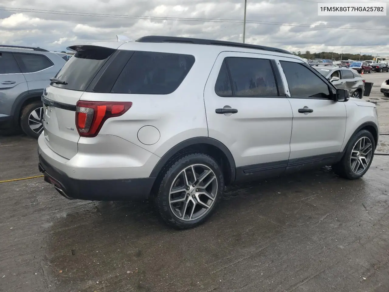1FM5K8GT7HGA25782 2017 Ford Explorer Sport