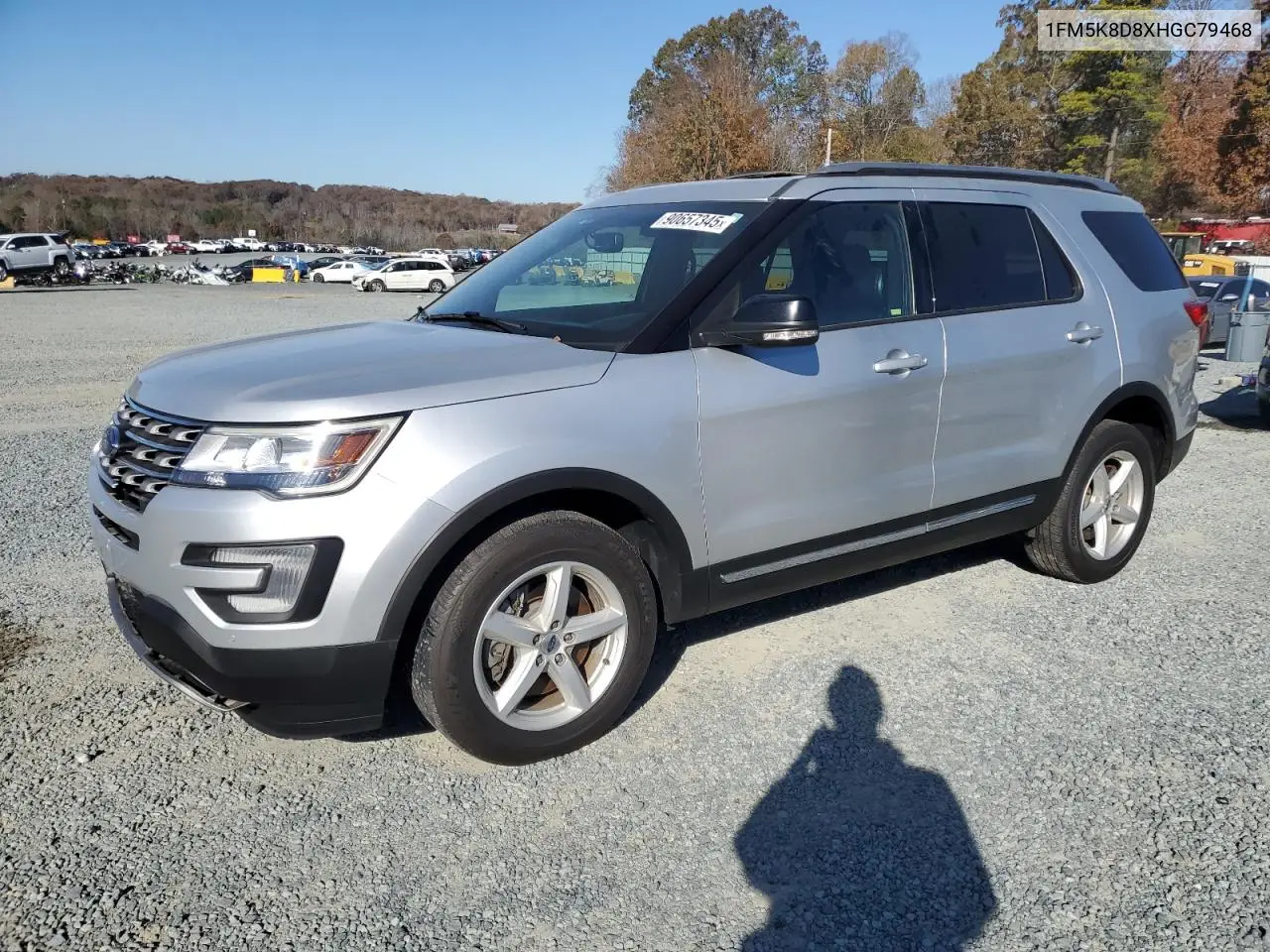 1FM5K8D8XHGC79468 2017 Ford Explorer Xlt