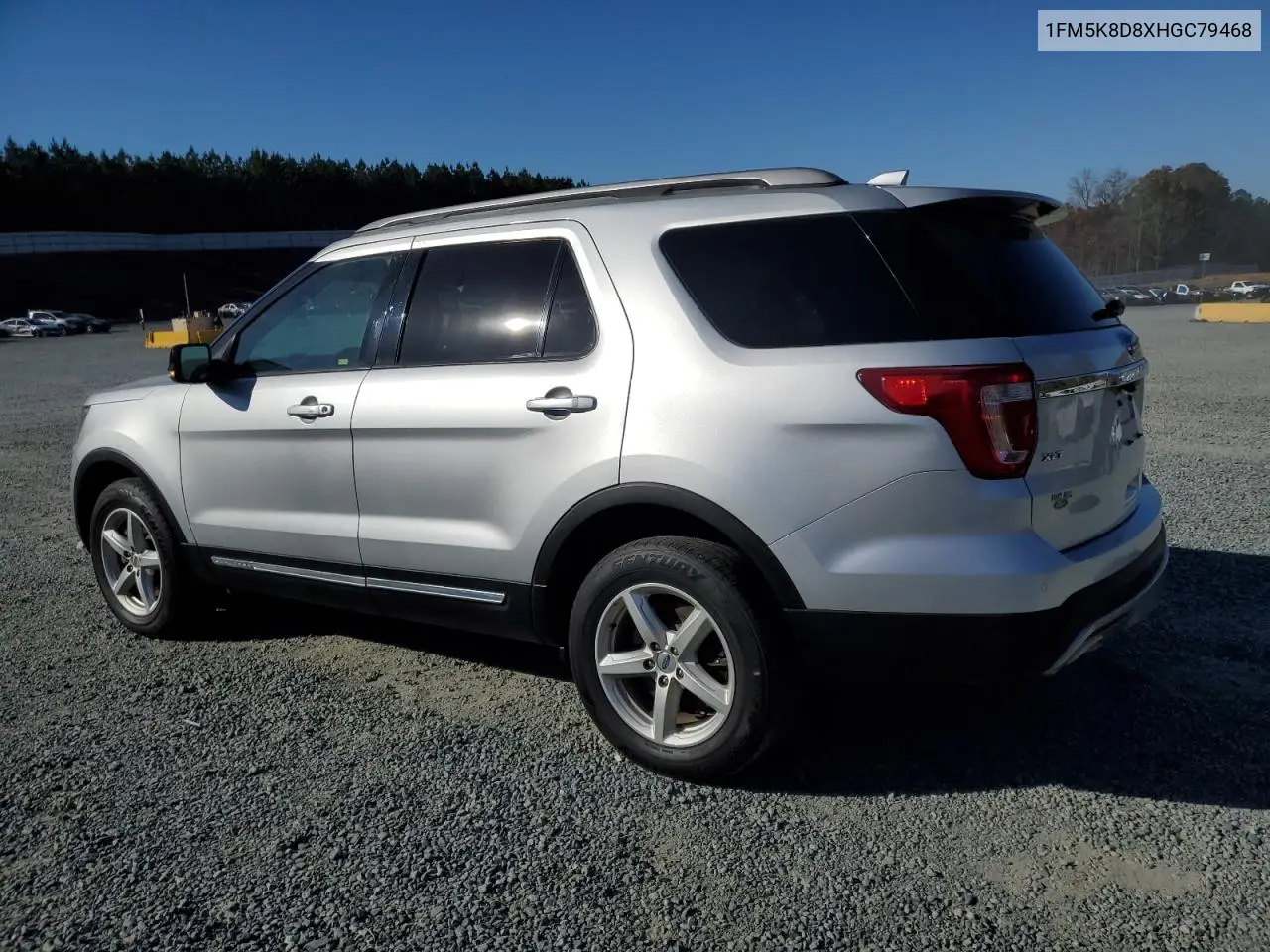 1FM5K8D8XHGC79468 2017 Ford Explorer Xlt