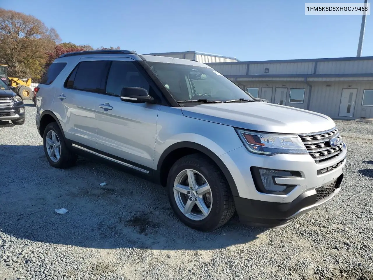 1FM5K8D8XHGC79468 2017 Ford Explorer Xlt