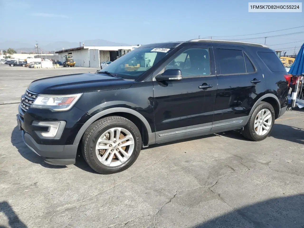 1FM5K7D82HGC55224 2017 Ford Explorer Xlt