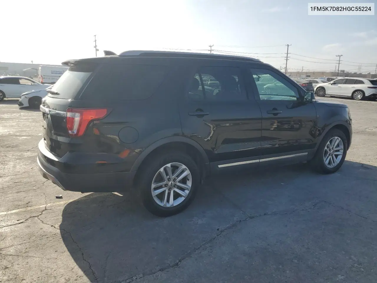 1FM5K7D82HGC55224 2017 Ford Explorer Xlt