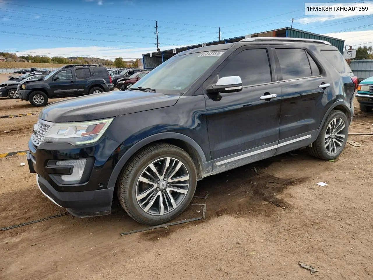1FM5K8HTXHGA01359 2017 Ford Explorer Platinum